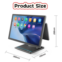 Terminal Punto de Venta IMACHINE P2 Todo en Uno con Pantalla Táctil FHD de 15.6 Pulgadas, Impresora RFID, Sistema Operativo OEM, Caja Registradora con Core I3/i5/i7, Windows 10/11