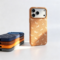 Coques de téléphone en cuir PU de luxe à motif animal pour iPhone 17 Air 11 12 13 14 Pro Max 15 16 Plus – Étui de protection pour téléphone portable à motif dessin animé