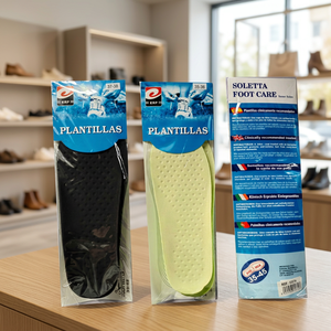 Semelles orthopédiques en PU avec soutien de la voûte plantaire, tailles 35-45, antibactériennes, soin des pieds, classe II médicale, certifiées EN 149 - Product Image 3