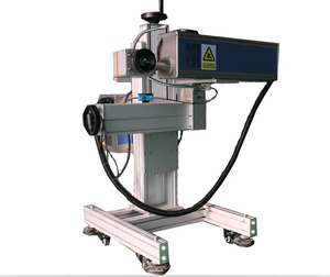 Machine de codage CO2 en ligne 30W 40W 60W pour impression de marquage laser de bouteilles PET volantes Imprimante laser d'emballage de boissons en stock - Product Image 4