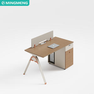 โต๊ะทำงานพนักงานสำนักงาน แบบมีฉากกั้น สำหรับ 4/8 คน โต๊ะคอมพิวเตอร์ โต๊ะทำงานพนักงานบัญชี ชุดโต๊ะและเก้าอี้สำนักงาน - Product Image 2