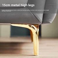 Pieds de meubles triangulaires en acier robustes |   Pieds de support modernes en forme de V pour canapé, meuble TV et lit |   Haute capacité de charge (4 pièces)