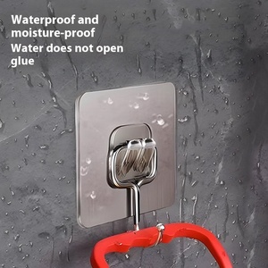 Đa chức năng punch-miễn phí phòng tắm và nhà bếp dính móc nhựa trong suốt nhãn dán mạnh mẽ cho mũ hoặc giày sử dụng - Product Image 4