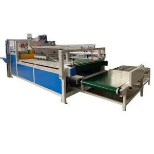 CHINA BEST Carton box Semi auto folding gluing machine for corrugated box gluer folder