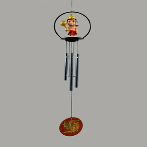 Campana de Viento Hanuman de 90MM, Material PVC/ABS, Campana Decorativa Colgante, Decoración Espiritual Feng Shui para el Hogar y la Oficina, Regalo - Product Image 1