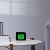Alarm Co2 Co2 Meter, alat pendeteksi Gas CO2 portabel layar TFT 2.8 inci digital baterai Lithium bawaan