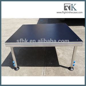 Plataforma de escenario portátil con autorización de marca RK y pata de escenario ajustable para eventos al aire libre - Product Image 2
