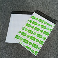 Sac d'emballage en plastique personnalisé, écologique, imperméable, auto-adhésif, pour envoi express, avec logo