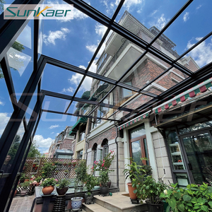 Garantía de calidad de larga vida útil, Sunroom de <span class=keywords><strong>policarbonato</strong></span> retráctil personalizado, recinto de Patio estable fuerte <span class=keywords><strong>para</strong></span> uso en exteriores - Product Image 5