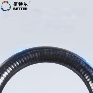 Tuyau de Conduite Résistant à Haute Pression DN15 Diamètre Intérieur 15,8 mm Lisse 50m Conduit Flexible en PVC + Acier Galvanisé Plat - Product Image 3
