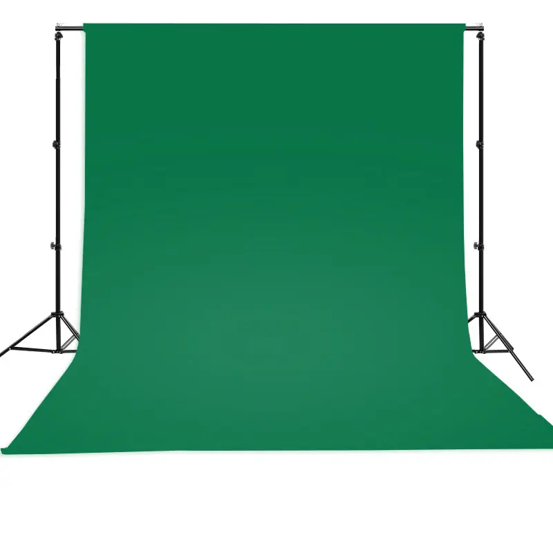 緑色の綿非汚染テキスタイルモスリン写真背景スタジオ写真スクリーンクロマキー背景布