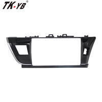 Panneau de navigation automobile et cadre DVD GPS Kits de tableau de bord universels Ajustement parfait PC+ABS Plastique Décoration Protection