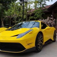 Ferrari 458 için M Tarzı Modifiye Karbon Fiber Kaporta Kiti, Ön ve Arka Tamponlar, Çamurluklar, Yan Marşpiyeller, Motor Kaputu