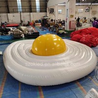 Riesiges großes Outdoor-Custom-Cartoon-Modell aufblasbares Ei Veranstaltungs-Party-Dekoration aufblasbare Karton-Modelle