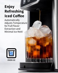 Machine à café électrique chaude et froide, cafetière instantanée, 10 tasses, 50 oz, programmable, cafetière professionnelle - Product Image 3