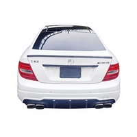 Nouveau kit carrosserie Mercedes-Benz Classe C W204 Pare-chocs avant/arrière Capot Ailes Jupes latérales Fixation par boulons Matériau PP Ajustement parfait à 100 %