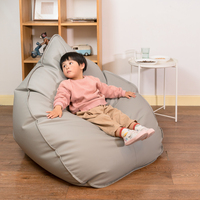 Sarung Sofa malas, ruang tamu, kain kacang, sarung kursi Beanbag