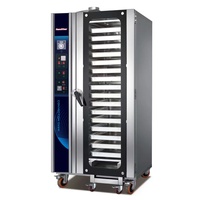 Four à convection 16 plateaux pour usage domestique, restaurant, boulangerie, économe en énergie, 220V, cuisson automatique du pain, des pizzas et des gâteaux