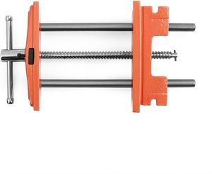 Jorgensen 27091 Medium Duty Woodworker's Vise, Orange, Grey, 9-Inch by 7-Inch <b>Table</b> Vises Work <b>Clamp</b> - Product Image 2
