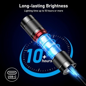 Linterna Táctica LED con Zoom, en Oferta, con Batería AA, Cuerpo de Aleación de Aluminio, Clasificación IP54 para Uso Industrial - Product Image 5