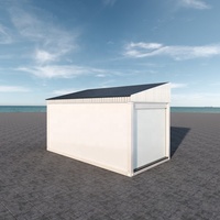 Maisons conteneurs préfabriquées modulaires en acier, prêtes à l'emploi, économiques et portables, pour garage et abri de stockage