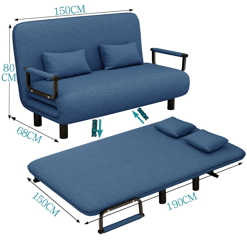 150*190cm blu scuro [spugna alta elastica