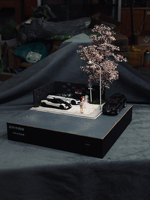 Fait à la main 20*20*18cm rétro bâtiment Gundam Diorama personnalisé 1/64 échelle Miniature pour bac à sable photographie passe-temps vitrines