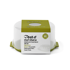 Porta torta (38x33cm) Cake & Go alta CHEF LINE Verde 065850257 - Product Image 2