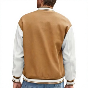 Chaqueta Timeless con capucha Letterman con cuello levantado logotipo frontal hecho a mano para hombres que buscan estilo cálido invierno impermeable ecológico - Product Image 2