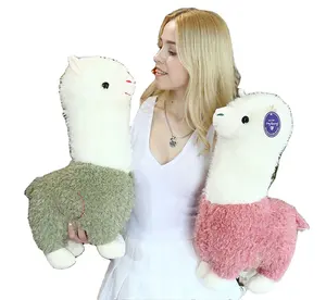 Venta de fábrica personalizar OEM 28cm animales ovejas Llamas Alpaca animales de peluche juguetes de peluche para niños