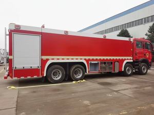Camion de pompiers diesel Howo 25 tonnes, état neuf, transmission 8x4, capacité du réservoir 7001-10000L, hauteur de travail maximale 65m - Product Image 5