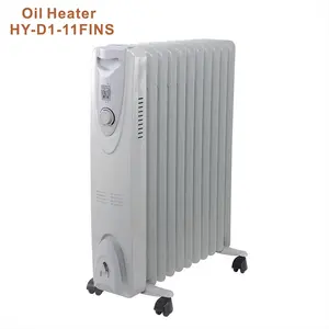 CE-radiador eléctrico grande lleno de aceite, calentador de habitación eléctrico, aletas de tamaño 120x550mm