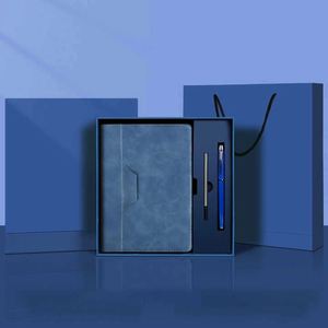 Wholesale Supplier Vegan Leather Pen Slot <b>Sewing</b> Design Notebook Executive Stationery Note Book Box <b>Set</b> Bulk With Paper Bag - Product Image 5