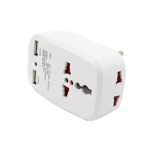 Latest china new model solid color 10A 250V five-hole universal power supply travel adapter interchangeable
