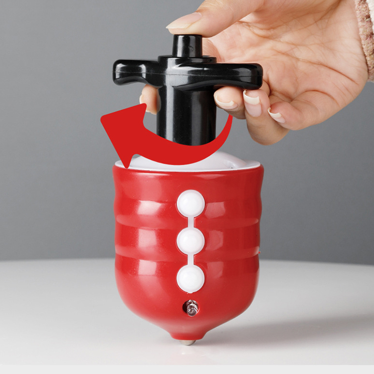 Спиннинг Топ красочная вспышка Светодиодная лампа лазерный музыкальный гироскоп детская деревянная светящаяся ручная подсветка Классические игрушки для детей Рождественский подарок