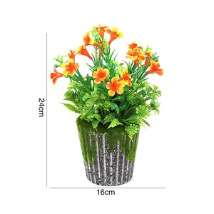 Fleurs artificielles en pot Décoration de <span class=keywords><strong>table</strong></span> Décoration de <span class=keywords><strong>centre</strong></span> de <span class=keywords><strong>mariage</strong></span> Fleurs artificielles - Product Image 1