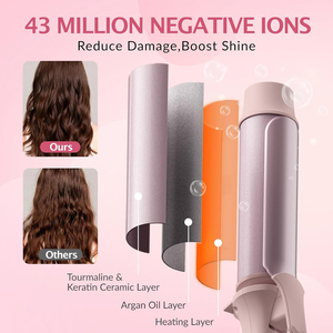 Machine à boucler les cheveux professionnelle automatique, boucleur sans chaleur, styler, ondulateur de cheveux, outils de coiffage, électrique professionnel - Product Image 4