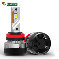 Ampoules de Phares LED G12W H1 H3 H4 H7 H8 H11 6000K 130W, Phare LED HB5 9007 12V Canbus, Ampoules LED H11 pour Auto