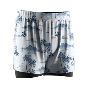 Short de bain extensible double couche pour homme, imperméable, idéal pour l'été et la plage, vente en gros - Product Image 1