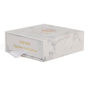 Logo personalizzato di stampa di piccolo Bianco Dei Monili di imballaggio di Carta di Piccolo Bambino Della Ragazza Del regalo scatole scatola di marmo bianco - Product Image 1