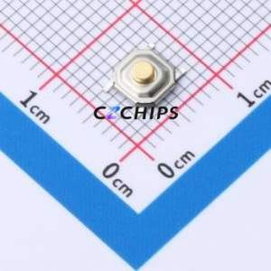 ZX-QC-LT552226 Tactile Switch SMD-4P,5.2x5.2mm Switch Single Pole Single Throw Round Button Vertical Mount 5.2mm - Product Image 1