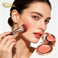Poudre de blush matifiante à pigments modulables pour les détaillants de produits de beauté, fabricant de cosmétiques en marque blanche OEM, vente en gros
