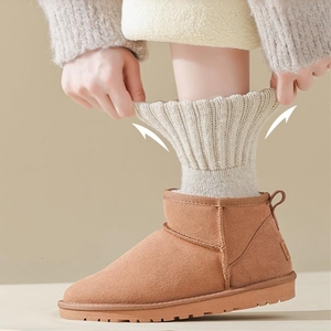 Maßgefertigte Markenlogo Premium Wollsocken für Erwachsene 90% Wolle <span class=keywords><strong>Ragg</strong></span> Winter Komfortable Ganztägige Leistungsfähige Frottee-Socken - Product Image 3