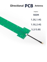 Antenne directionnelle Yagi à gain élevé pour PCB, 900M 1.2G 1.4G 1.5G 2.4G 5.2G 5.8G, connecteur SMA femelle, pour réception de signal sans fil longue portée