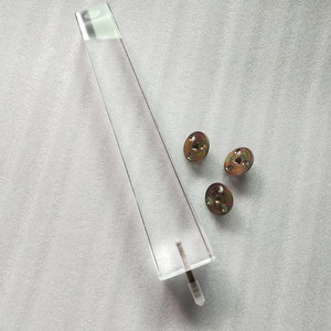 Fancy rõ ràng perspex <span class=keywords><strong>plexiglass</strong></span> lucite Acrylic đồ nội thất Ottoman bàn ghế chân - Product Image 2