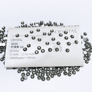 Groothandel Losse Steentjes Zwarte Diamant Ss20 Zilveren Basis Glas Strass Flatback Non Hotfix Steentjes Voor Diy Ambachten Nagels - Product Image 1