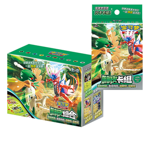YQ ชุดการ์ดโปเกมอน TCG ฉบับเรียบง่าย ภาษาจีนกลาง รุ่นพรีเซลล์ ปี 2026 กล่องบูสเตอร์ แฮปปี้คอมโบ VOL4 ชุดธีมเด็ค การ์ดเกมอนิเมะ PTCG สำหรับครอบครัว - Product Image 1