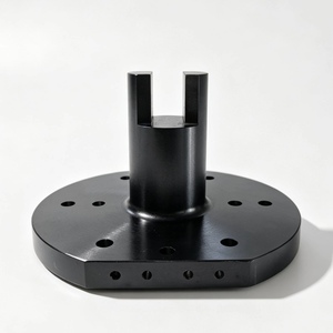 Base de couplage de type bride CNC, fabriquée en acier 45 #   Acier, fabriqué sur mesure selon les plans d'usine pour une utilisation dans les équipements automatisés. - Product Image 1