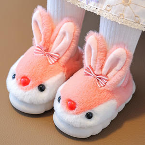 <span class=keywords><strong>Chaussons</strong></span> en coton pour enfants, filles, hiver, intérieur, maison, imprimés d'animaux mignons, dessins animés, antidérapants, chauds, garçons, enfants, bébés - Product Image 1