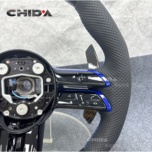 <span class=keywords><strong>Volante</strong></span> de Fibra de Carbono Personalizado con Diseño de Libélula, Compatible con <span class=keywords><strong>Mercedes</strong></span> Benz C63 E63 W213 C43 A45 G63 G500 S63 GLS63 S500 G55 CLA - Product Image 5